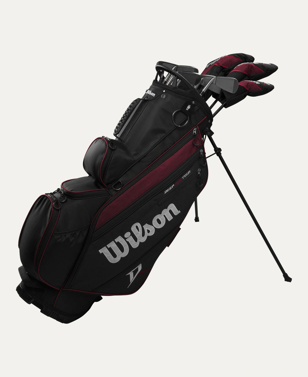 Men's Deep Red Complete SetWith Stand Bag