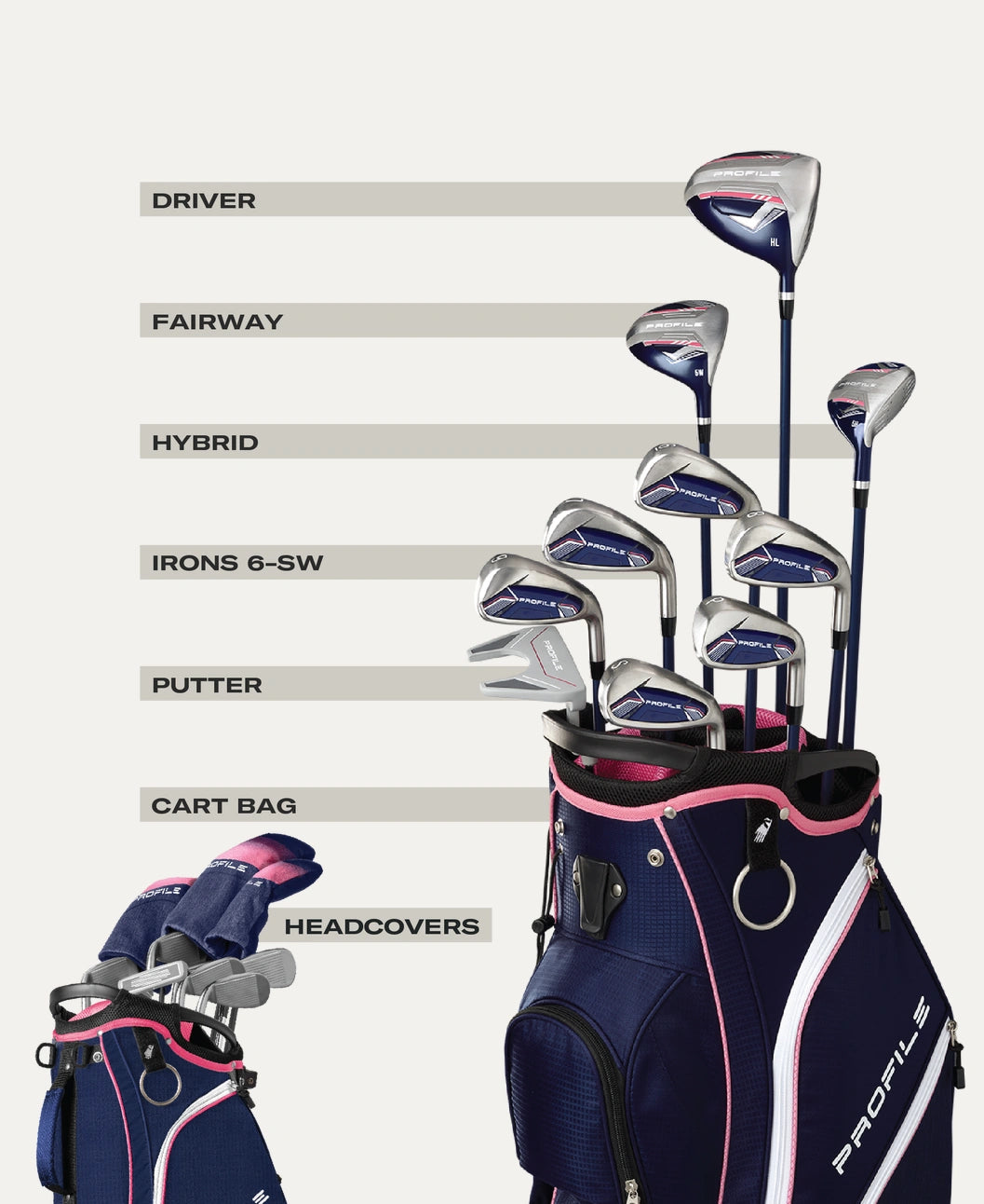 Women's Profile Complete SetWith Stand Bag